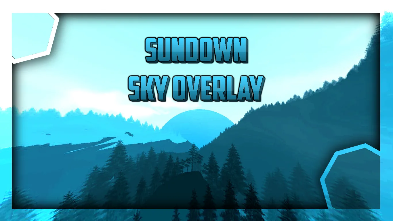 Sundown Sky Overlay