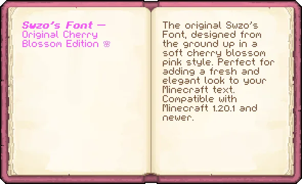 Swzo's Font!