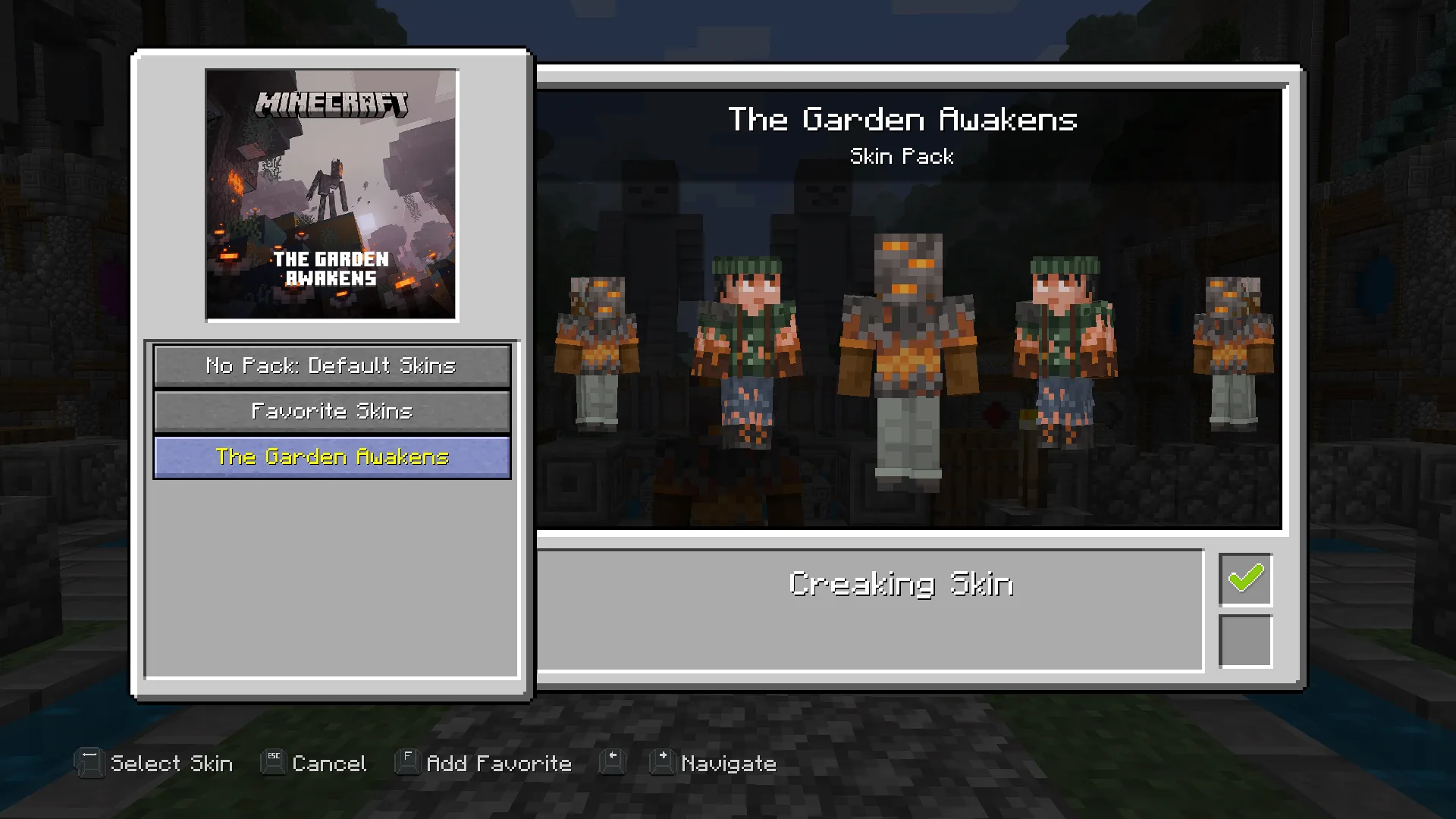 Изображение 4 ресурспака The Garden Awakens Skin Pack