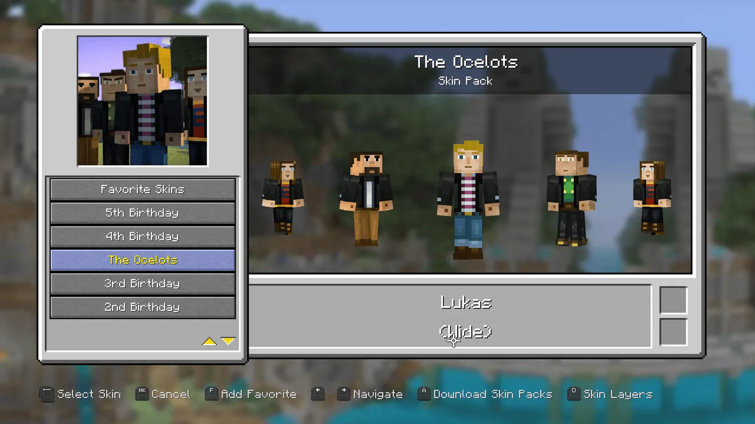 The Ocelots Skin Pack