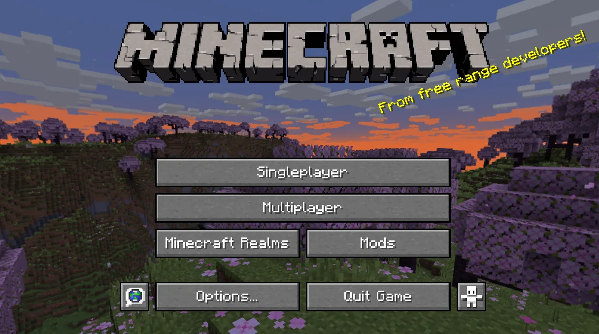 The Original Minecraft Logo