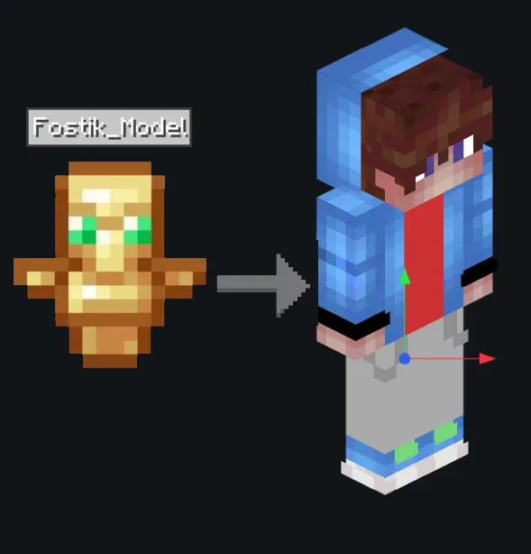 Изображение 1 ресурспака Totem Player Model