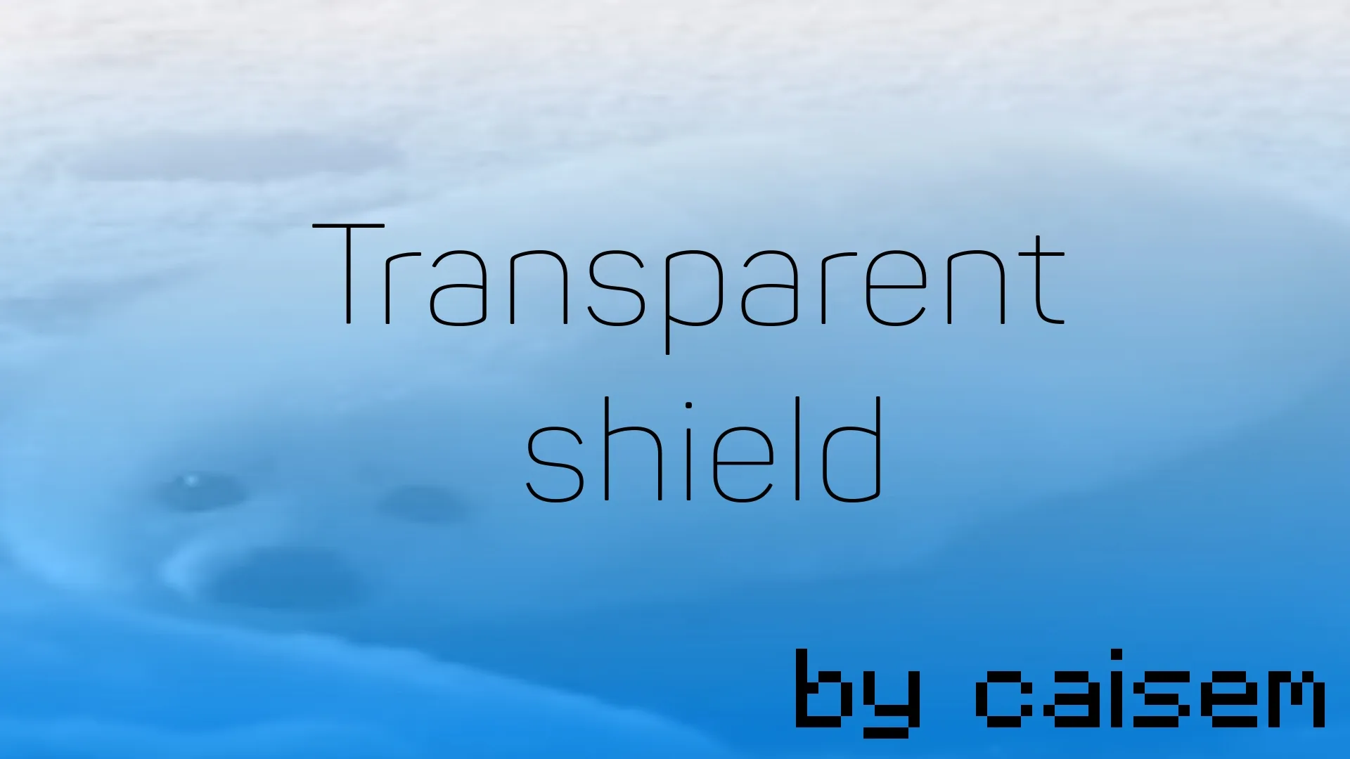 transparent shield