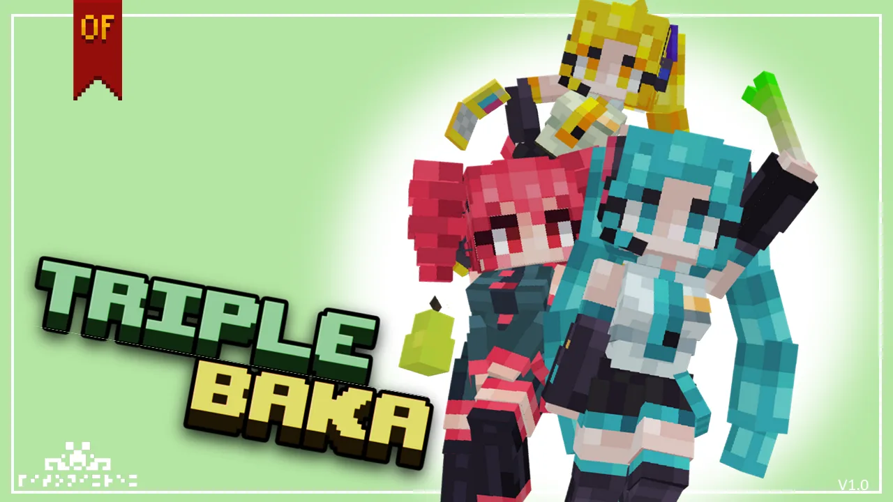 Изображение 1 ресурспака Triple Baka Blazes