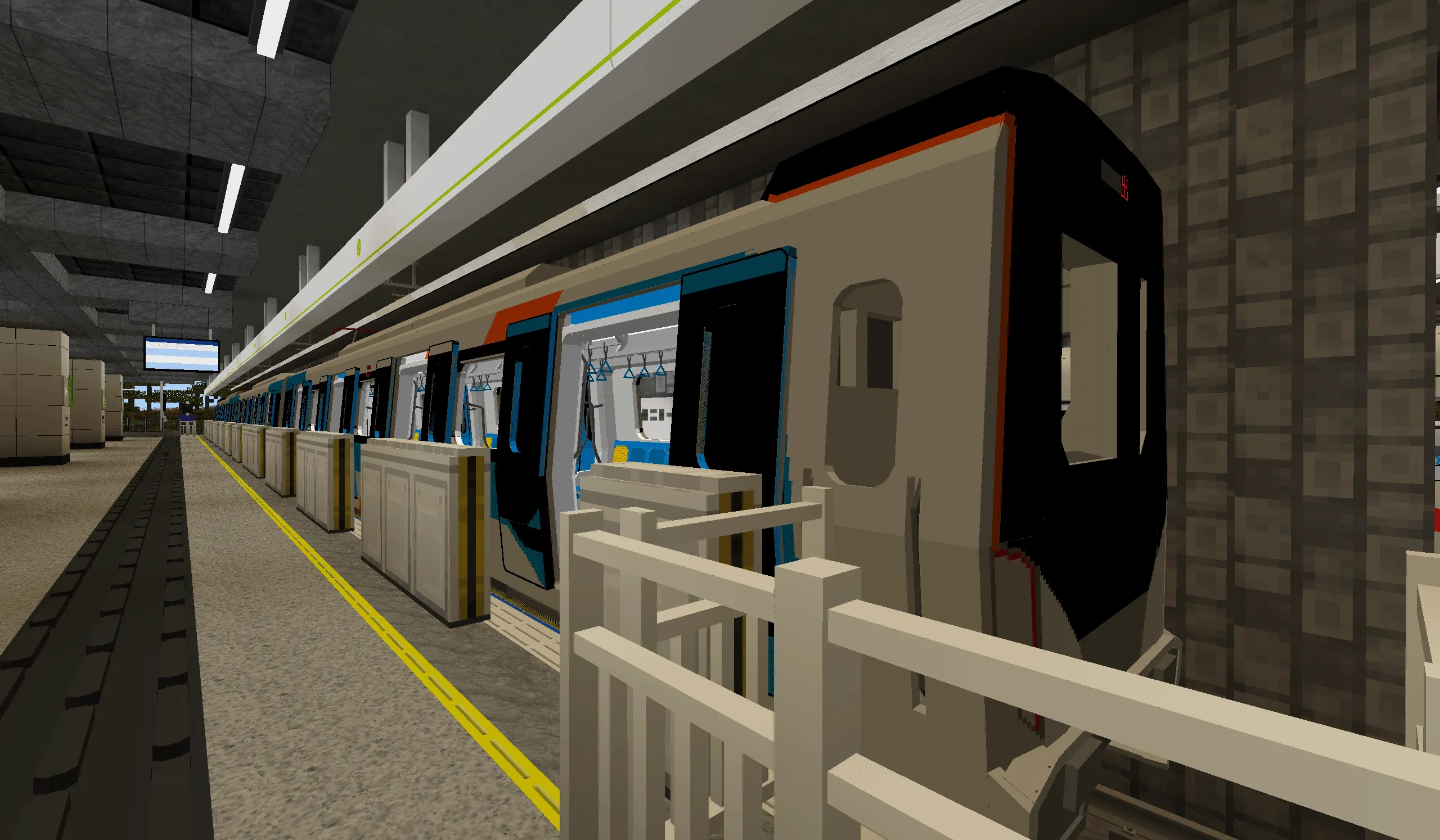 [MTR3]Tianjin Metro Jinjing Line SFM120 Train