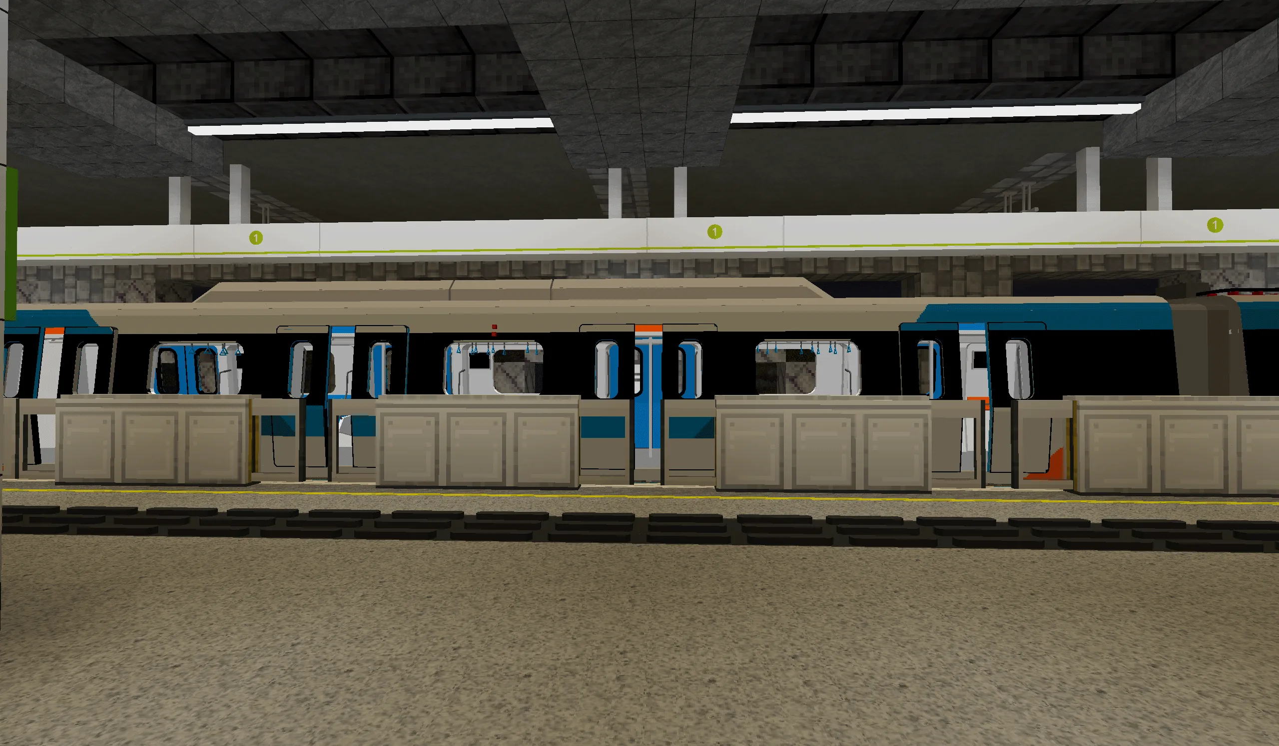 Изображение 2 ресурспака [MTR3]Tianjin Metro Jinjing Line SFM120 Train