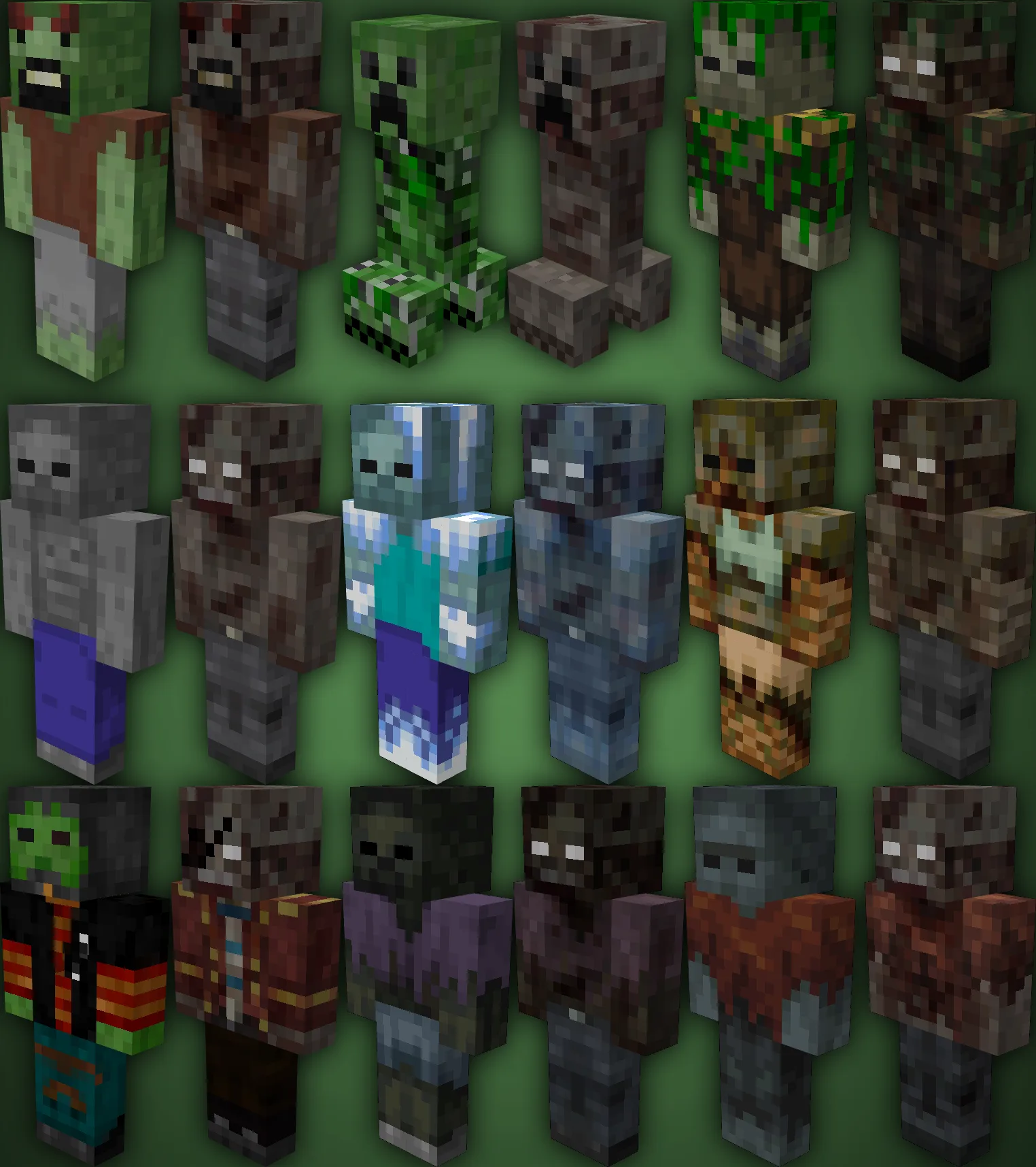 Изображение 1 ресурспака TZP Extra Compat (Tissou's Zombie Style)