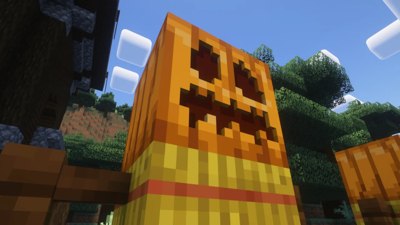 Изображение 2 ресурспака Undopia 3D Carved Pumpkins