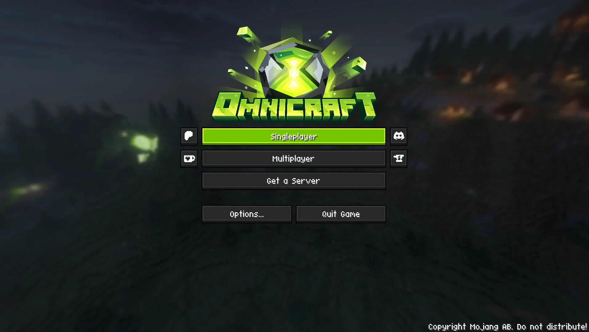 Unique Dark - Green Interface