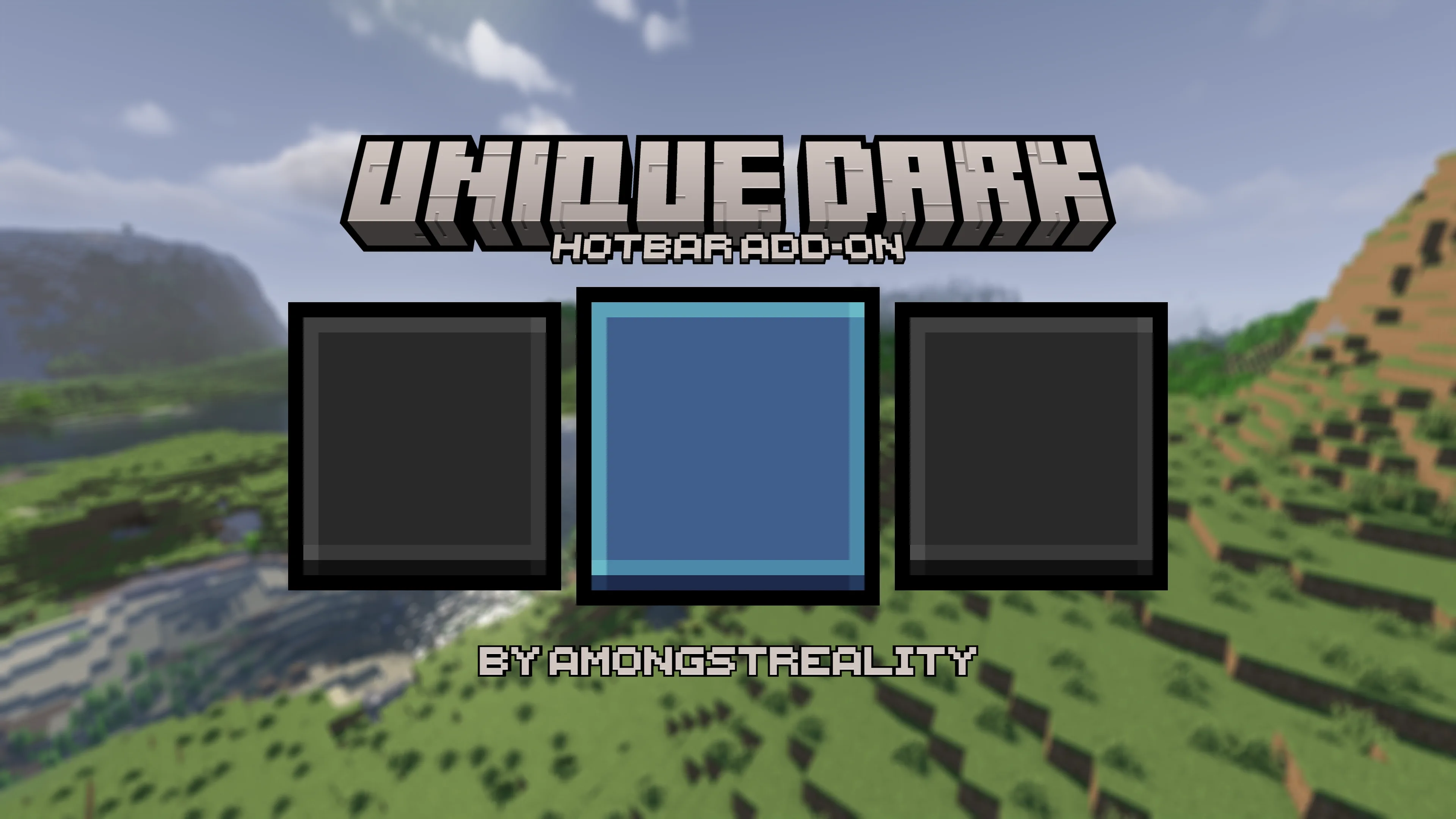 Unique Dark Hotbar Add-On