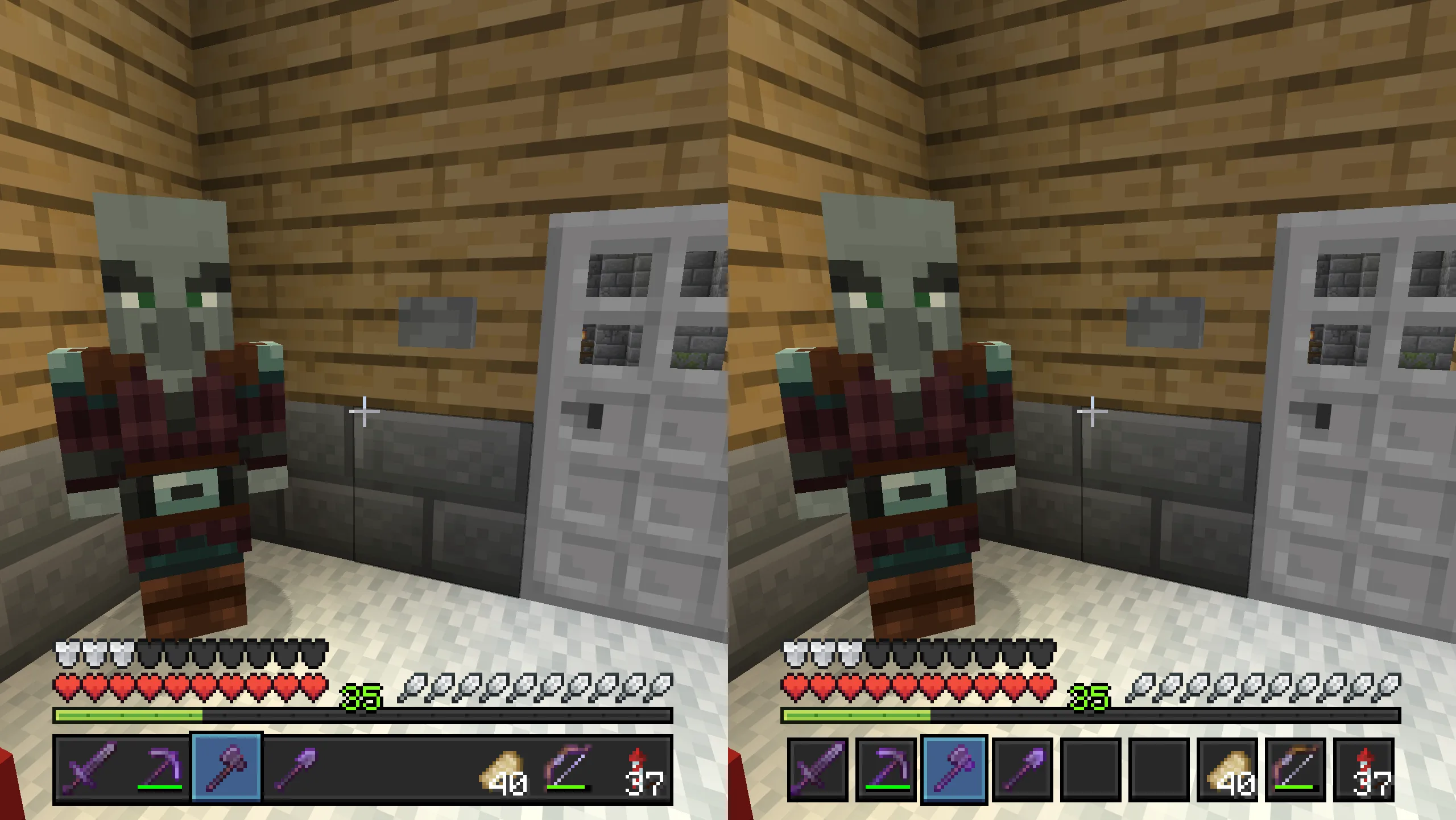 Изображение 3 ресурспака Unique Dark Hotbar Add-On