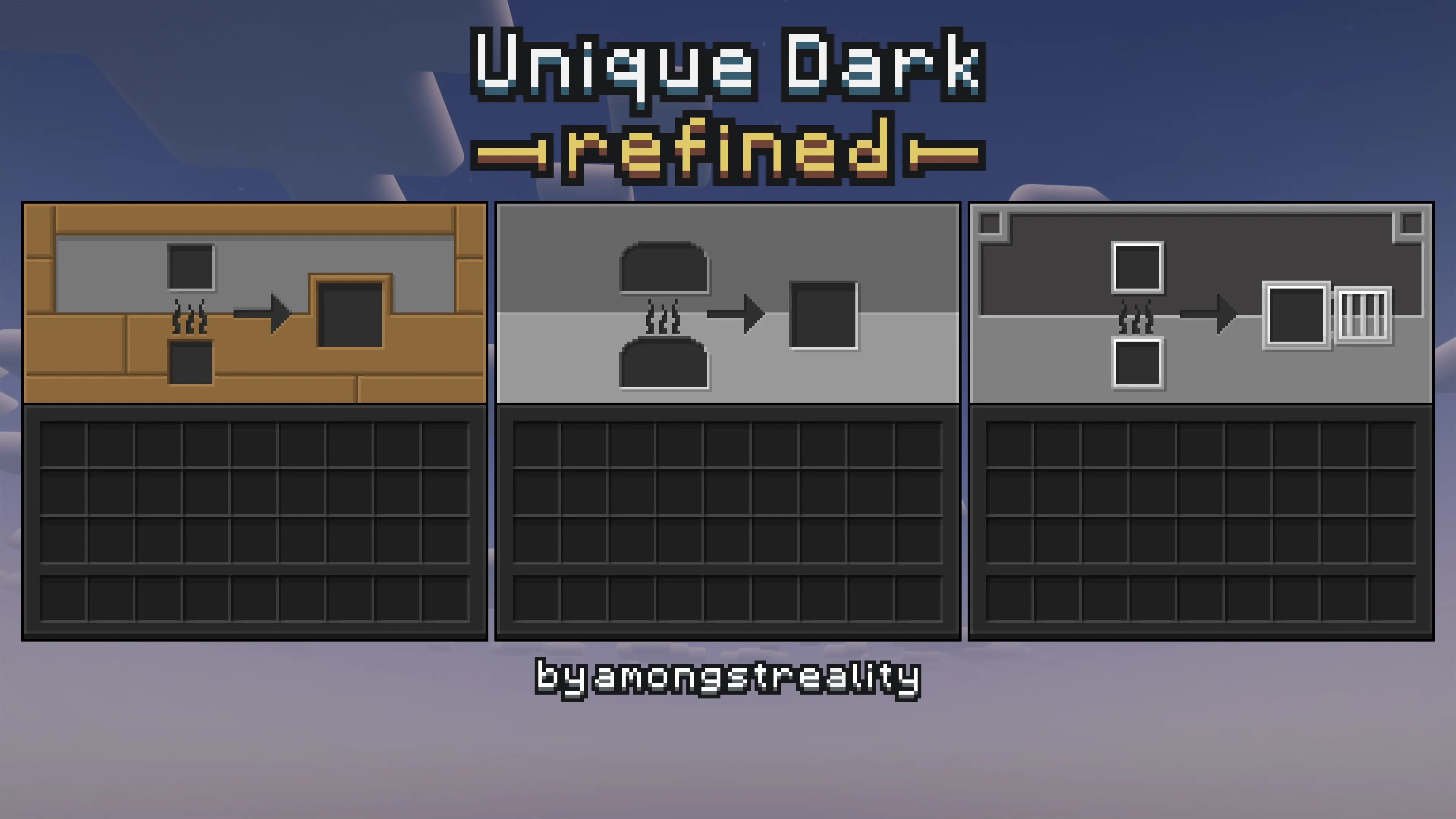 Изображение 3 ресурспака Unique Dark Refined