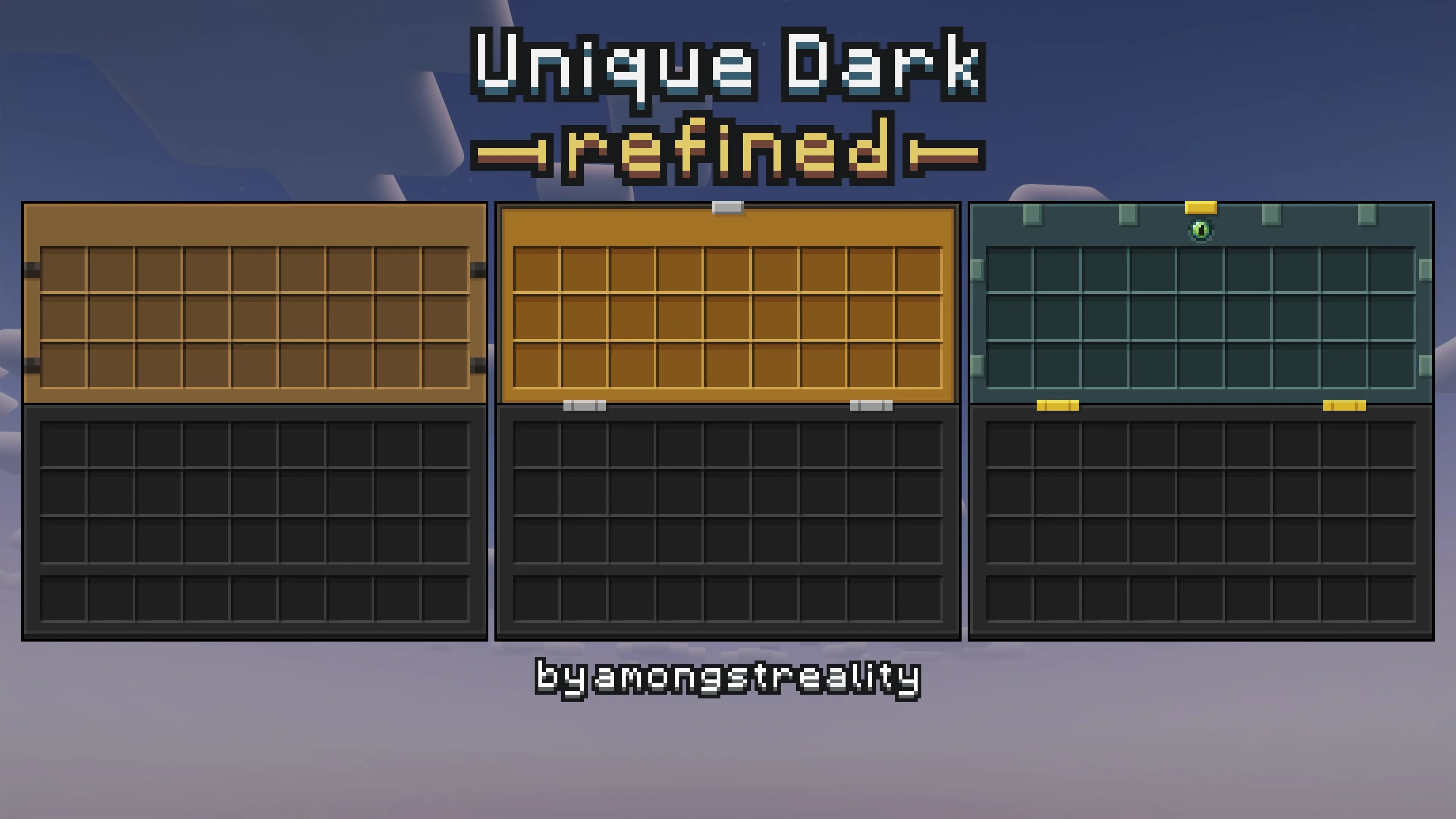 Изображение 4 ресурспака Unique Dark Refined