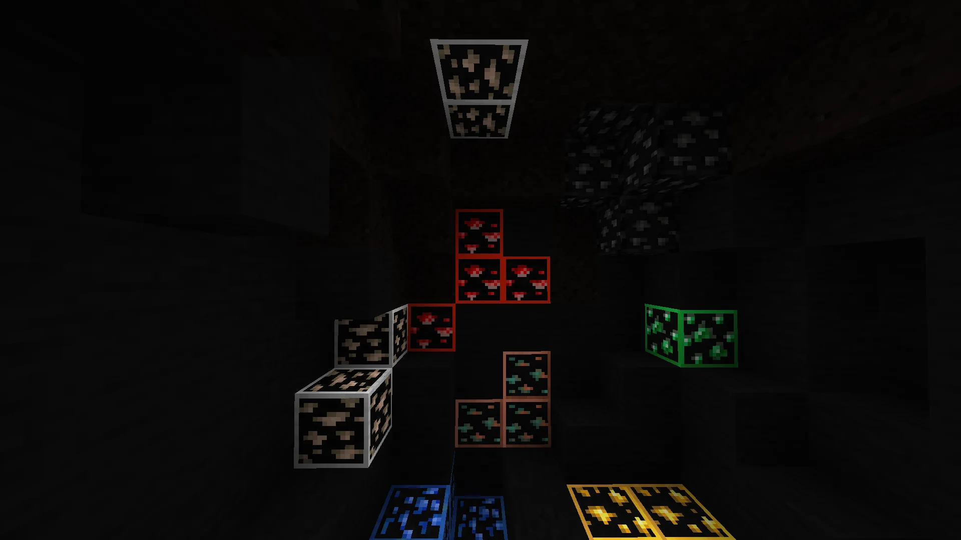 Изображение 1 ресурспака Vanilla Glowing Ore Borders