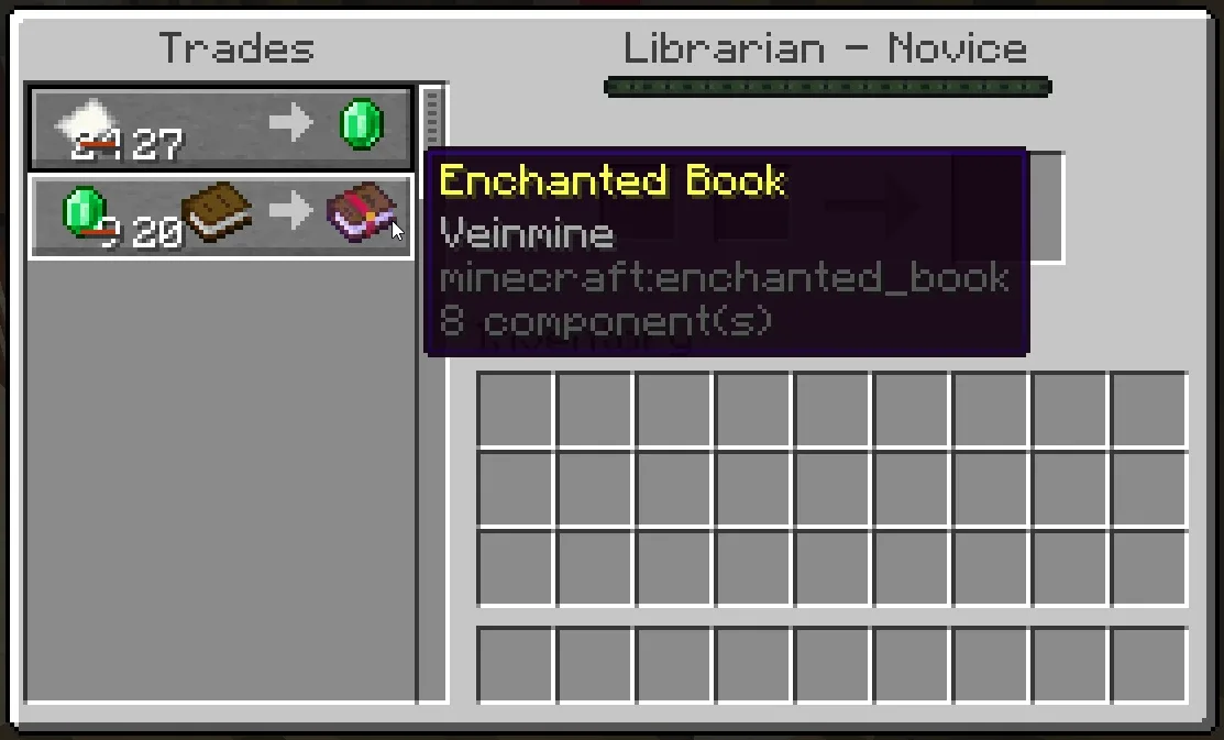Изображение 2 мода Veinminer Enchantment