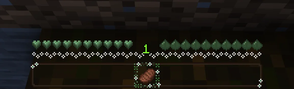 Изображение 2 ресурспака Vines & Leaves Hotbar