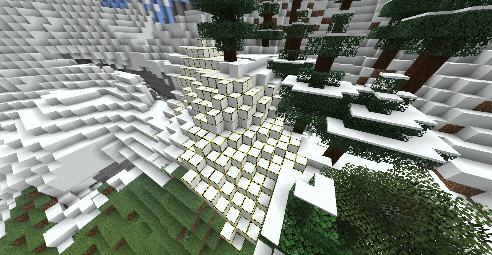 Изображение 1 ресурспака Visible Powdered Snow Bocks