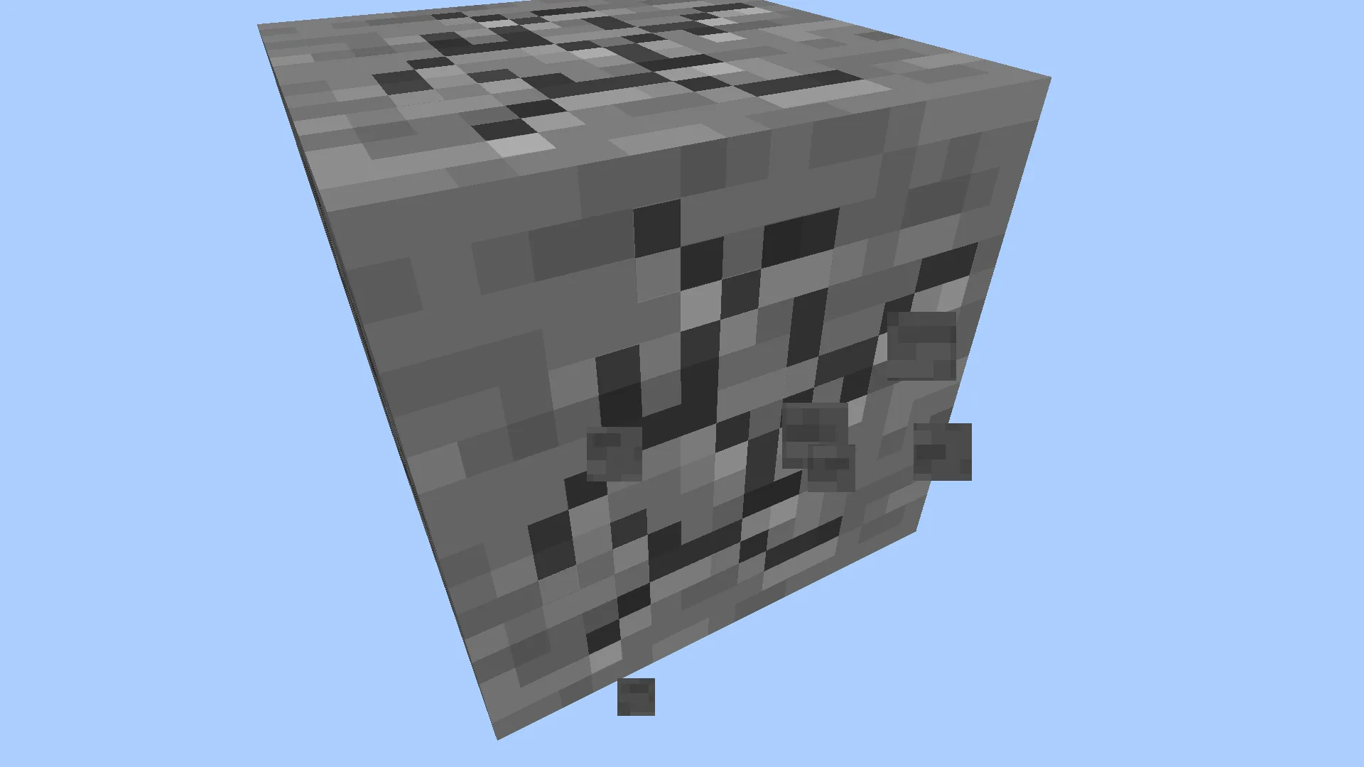 Изображение 2 ресурспака 3d Breaking X Visible Ores