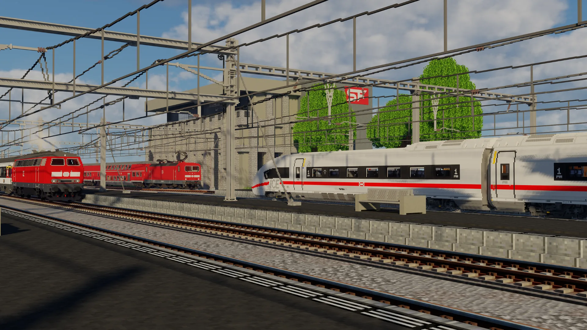 Изображение 6 ресурспака Voxel Trains IR