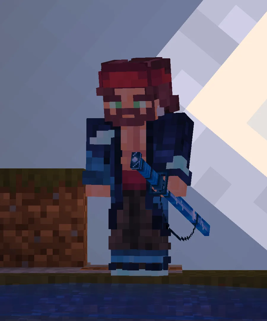 Wet moon katana