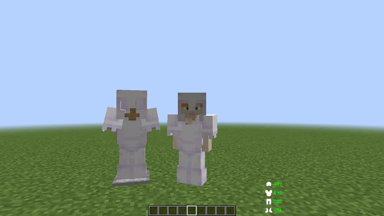 Изображение 2 ресурспака White Netherite Armor
