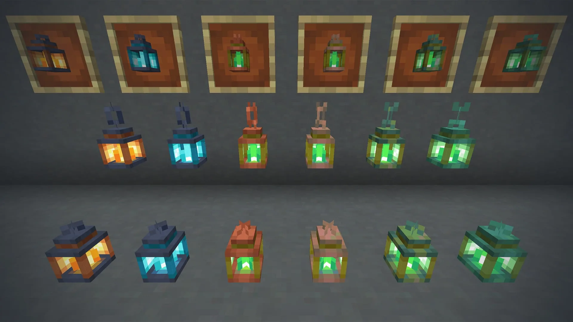 Изображение 1 ресурспака Wisp's Better Lanterns