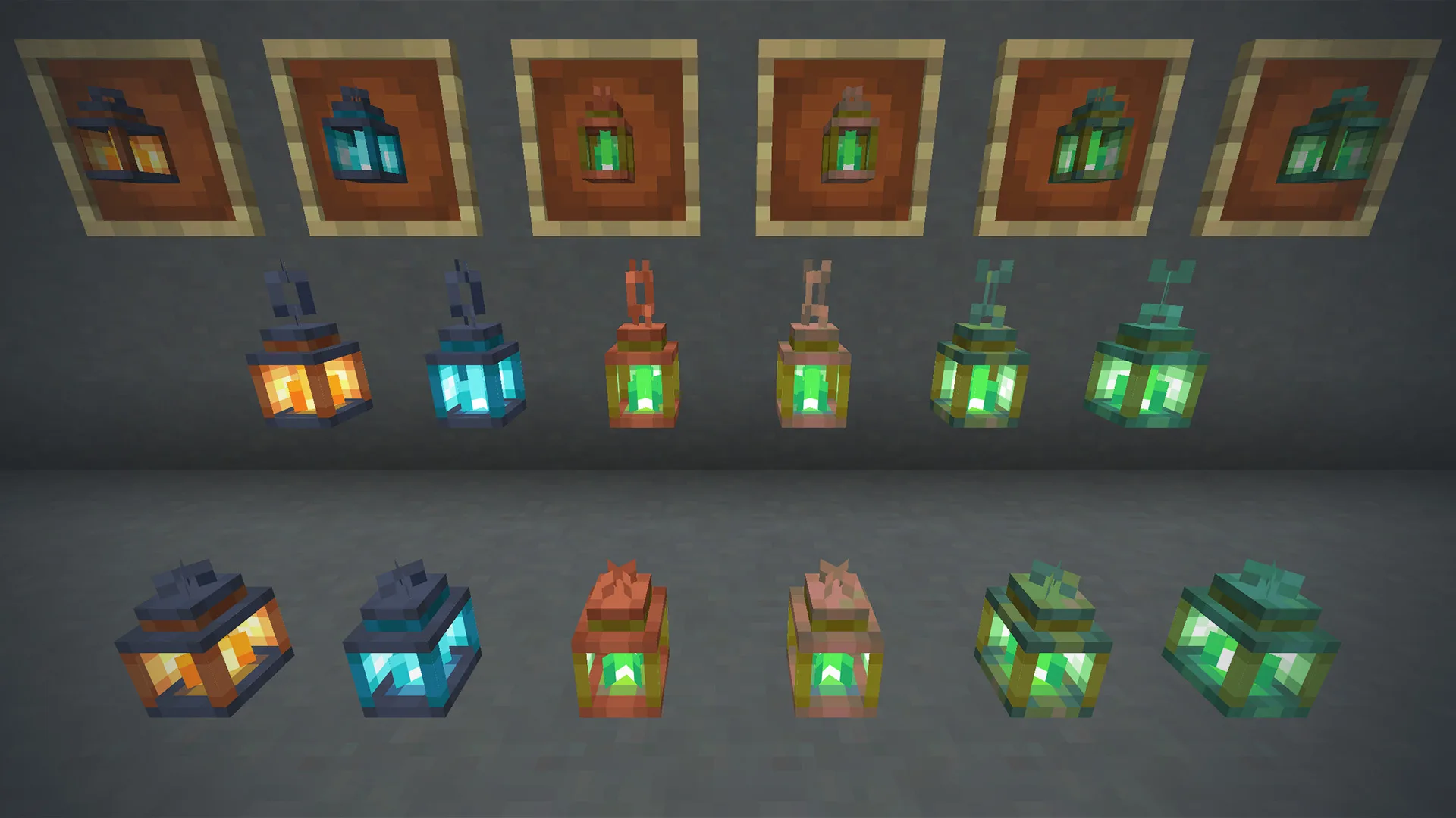 Изображение 1 ресурспака Wisp's Better Lanterns