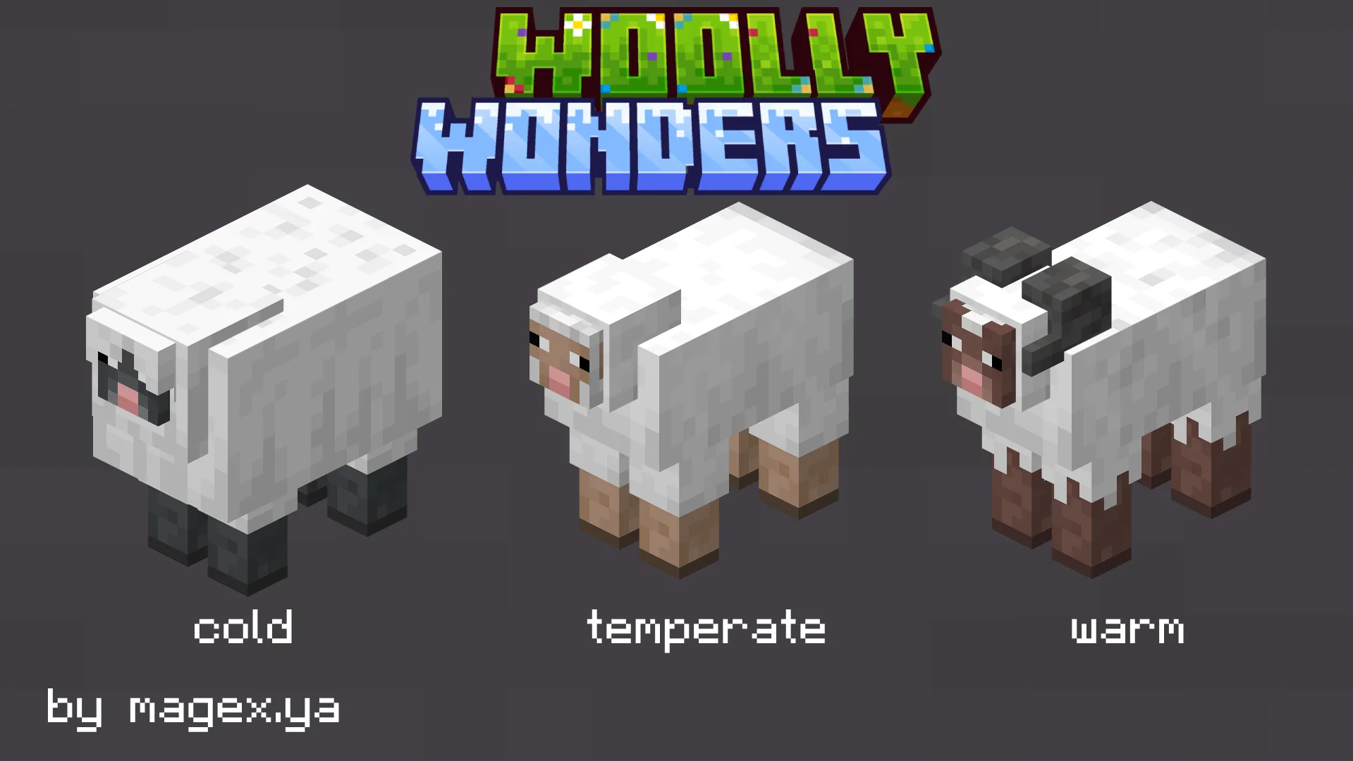 Изображение 2 ресурспака Woolly Wonders (Better Sheep)