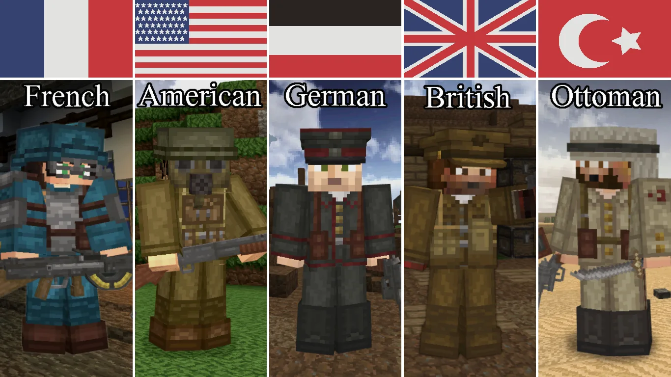 Изображение 4 ресурспака World War I Texture Pack