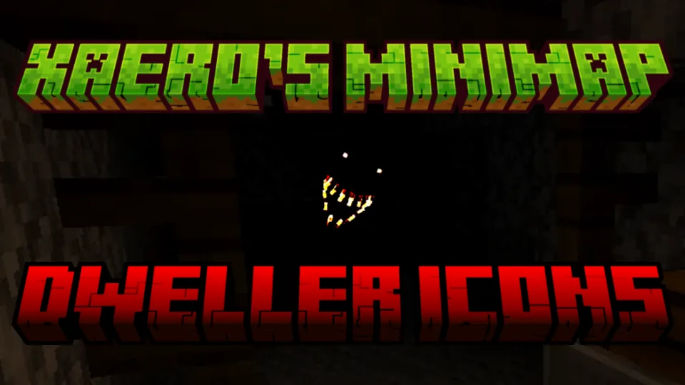Изображение 3 ресурспака Xaero's Horrors - Minimap Icons for Cave Dwellers & More