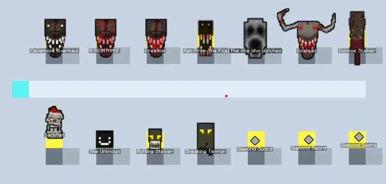 Изображение 4 ресурспака Xaero's Horrors - Minimap Icons for Cave Dwellers & More
