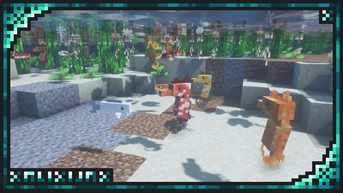 Изображение 1 ресурспака xali's Enhanced Biome River & Pond